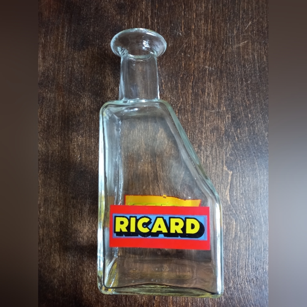 Vintage Ricard Advertising Bistro unusual liqueur carafe